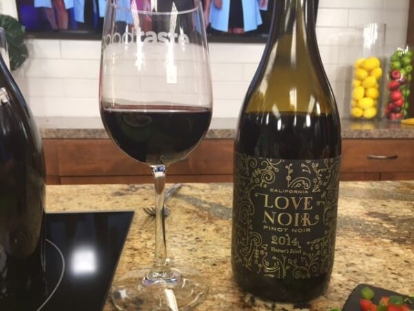 Love Noir satin red